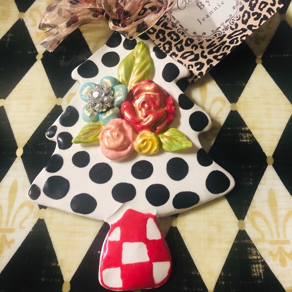 ClaybiZ by jeannie Other - Whimsical ClayArt Christmas tree Ornament! ClaybiZ by jeannie Other - Whimsical ClayArt Christmas tree Ornament!